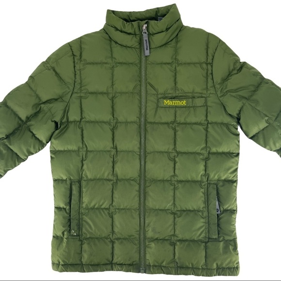 Marmot Full Zip Quilted Puffer Down Jacket Size L - Picture 2 of 12